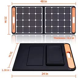 Портативна сонячна панель Jackery SolarSaga 100W [74697] - мініатюра 5
