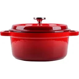 Кастрюля Ringel Essen, с крышкой, 20 см, 2 л, красная (RG-2300-20)