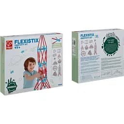 Конструктор Hape Flexistix Креативні фігури бамбуковий 133 деталі (E5565) - мініатюра 13