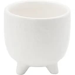 Ваза-кашпо МВМ My Home, 9 см, белая (DH-FLOWERS-26 S WHITE)