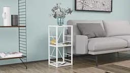 Етажерка 3/34 Ferrum-decor Серії Коннект 73x34x28 білий ДСП Білий 16мм (FRD-104295) - мініатюра 2