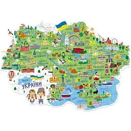 Пазл DoDo Мапа України, 100 елементів (300267) - мініатюра 3