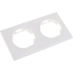 Рамка Brille двойная белая WB-2F Wh