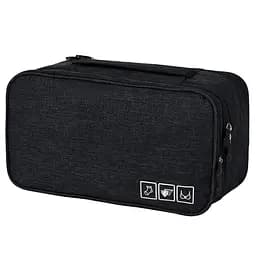 Органайзер-сумка дорожня універсальна LoveYouHome 28х16х12.5 см чорна (59048)