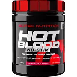 Передтренік Scitec Nutrition Hot Blood No-Stim Watermelon 375 г