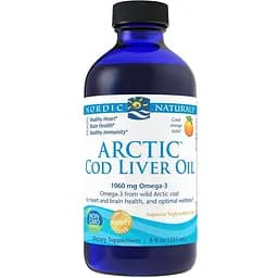 Жирные кислоты Nordic Naturals Arctic Cod Liver Oil Апельсин 237 мл