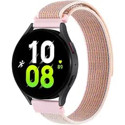 Ремінець для Samsung Galaxy Watch 5 Pro 45mm - рожевий Watchbands NormalCloth ширина кріплення 20мм нейлоновий (W21-3WB37687133)