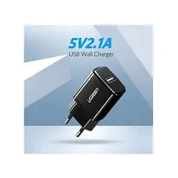 Мережевий зарядний пристрій Uзелений ED011 USB Wall Charger (чорний(UGR-50459) - мініатюра 3