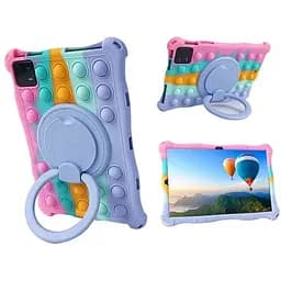 Чохол Pop it purple для планшета для планшета Xiaomi Redmi Pad 10.61 силіконовий Рожева веселка