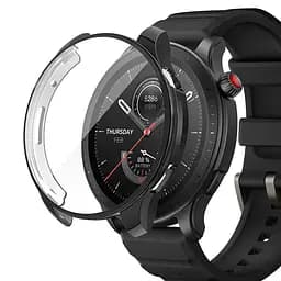 Комплект Tamister для годинника Amazfit GTR4 чорний (чохол + ремінець Rolex design 22 мм) - мініатюра 6