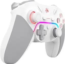 Геймпад Bloody GPW70 White/Grey бездротовий USB 2.4GHz для ПК/PS3/Switch/Android подвійна вібрація - мініатюра 2