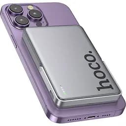 Зовнішній акумулятор Hoco Q36 Sunlight MagSafe 5000mAh 20W Gray (644884) [161350] - мініатюра 5