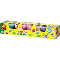 Пальчикові фарби SES Creative S2 Юні художниці 4 кольори (00392S)