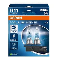 Комплект галогенових ламп OSRAM H11 64211CBN-2HB Cool Blue Intense NG +100% 5000K 55W 12V PGJ19-2 (2 шт)