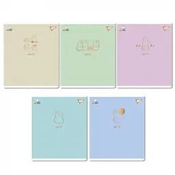 Набір зошитів для записів А5 Yes Gold Miffy 12 аркушів в косу лінію 10 шт. (767499)