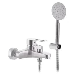 Змішувач для ванни Zerix HSB-009 ZX3158 Нержавіюча сталь