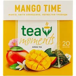 Чай зелений Tea Moments Mango Time 34 г (20 шт. х 1.7 г) (920163)