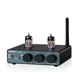 Передпідсилювач звуку AIYIMA T1 Pro black + блок живлення 12V Bluetooth 5.1