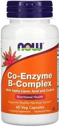 Коензим з вітамінами B NOW Co-Enzyme B-Complex, 60 вегакапсул підтримка нервової системи
