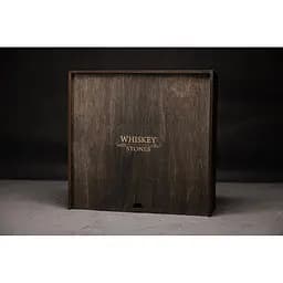Подарунковий набір віскі Whiskey Stones з камінням для віскі в дерев'яному пеналі №3 + декантер і 2 склянки + щипці + мішечок - мініатюра 6