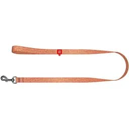 Повідець для собак Waudog Re-cotton, світловідбиваючий, S, 300х1,5 см, помаранчевий - мініатюра 2