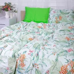 Комплект постільної білизни MirSon Natural Flowers сатин сімейний - мініатюра 5
