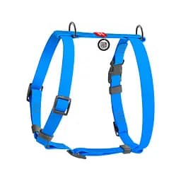 Шлея для собак водостійка анатомічна Н-подібна Waudog Waterproof з QR-паспортом пластикова пряжка-фастекс L Ш 25 мм А 50-85