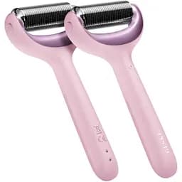 Електронний ролик для обличчя та тіла з мікроголками GESKE MicroNeedle Face & Body Roller 8 в 1 рожевий - мініатюра 2