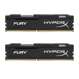 Модуль памяти HyperX DDR4 16Gb (2x8) Kingston Fury 2400 MHz (HX424C15FB2K2/16) Б/у