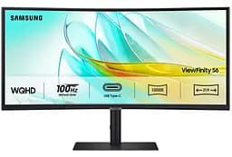 Монитор 34" Samsung ViewFinity S6 S34C650 Curved UWQHD VA 100Hz (LS34C650UAIXUA)