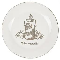 Тарелка Lefar Новогодняя, 21 см, белый (858-0039)