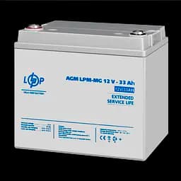 Акумулятор мультигелевий LPM-MG 12V - 33 Ah - мініатюра 4