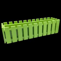 Горщик для квітів Poliwork балконний Akasya, 11 л, зелений (A80-AB80EY)