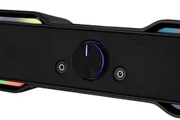 2E Акустична система (саундбар) PCS101 RGB 2.0 USB Black - мініатюра 3