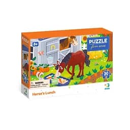 Детский пазл "Обед для лошадки" DoDo Toys 300684, 30 элементов