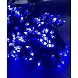 Новогодняя LED гирлянда Конус 18 метров 300 ярких синих лампочек