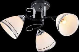 Декоративная люстра Valeso V XA1250C/3 Black Chrome на 3 плафона