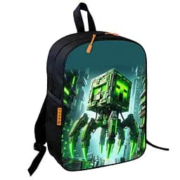 Рюкзак школьный детский Майнкрафт Крипер «Minecraft» 36х27 см для мальчика (01039)