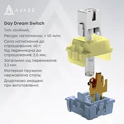 Клавіатура Ajazz AK650 Day Dream Switch Gradient Black USB-C (AK650-DD-BG) - мініатюра 12