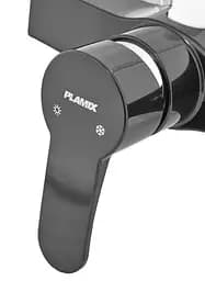 Змішувач для душа Plamix Mario-003 Black (без шланга та лійки) (PM0604) - мініатюра 2