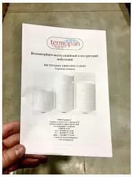 Бойлер із сухим ТЕНом водонагрівач Termopan Direct Dry VIT TP-DD 50 - мініатюра 3