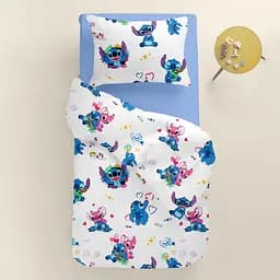 Дитяча постільна білизна Cosas HAPPY STITCH CS8 110х140см (HappyStitchwWhite_El80-61Wave_140) - мініатюра 2