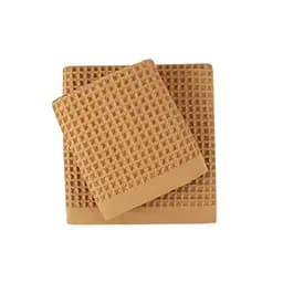 Рушник Lotus Home - Waffle mustard гірчичний 70x140 - мініатюра 2
