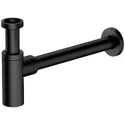 Сифон для умивальника Cersanit чорний матовий S951-713, Чорний матовий