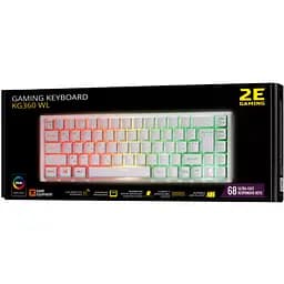 Клавіатура ігрова 2E Gaming KG360 безпровідна з підсвіткою white (2E-KG360UWT) - мініатюра 8