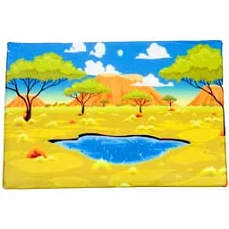 Развивающая игра из фетра Умняшка, Дикие животные, 180х270 мм (ПФ-001)