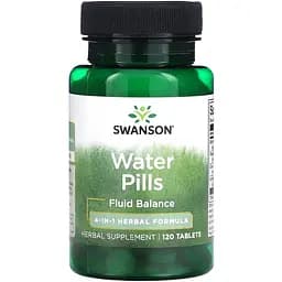 Натуральная добавка Swanson Water Pills 120 таблеток
