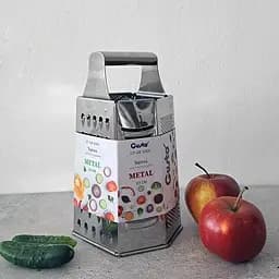 Тертка Gusto GT-GR-1004 Metal шестистороння 23 см (126978) - мініатюра 2