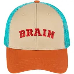 Кепка Brain Red Logo 60 Beige/coffee - мініатюра 2