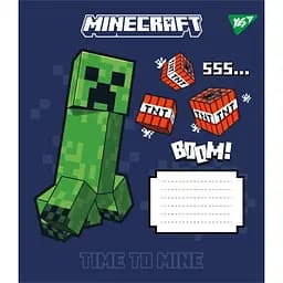 Набір зошитів Yes Minecraft Signs A5 в клітинку 18 аркушів 25 шт. (767559) - мініатюра 2